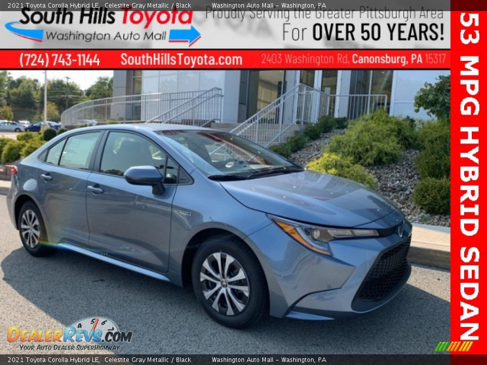 2021 Toyota Corolla Hybrid LE Celestite Gray Metallic / Black Photo #1