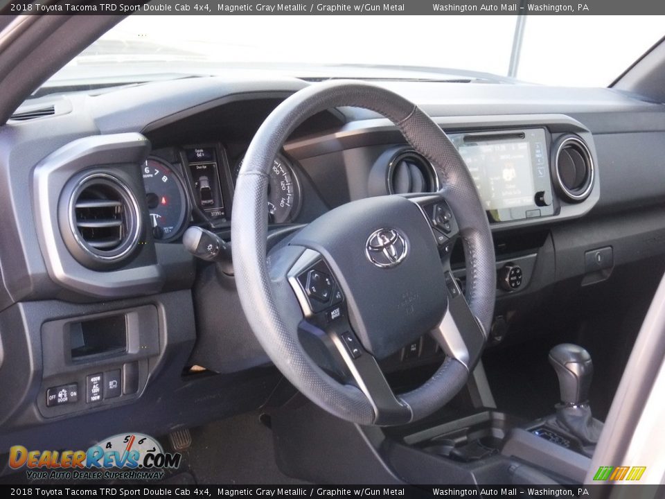 2018 Toyota Tacoma TRD Sport Double Cab 4x4 Magnetic Gray Metallic / Graphite w/Gun Metal Photo #20