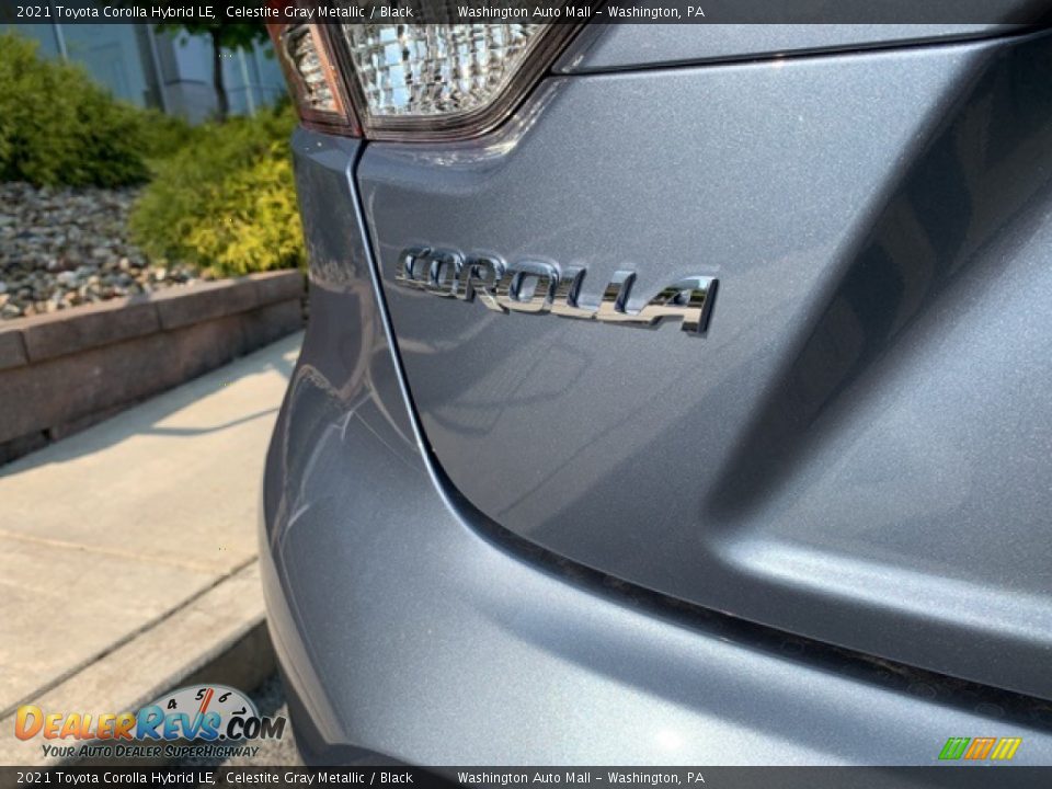 2021 Toyota Corolla Hybrid LE Celestite Gray Metallic / Black Photo #22