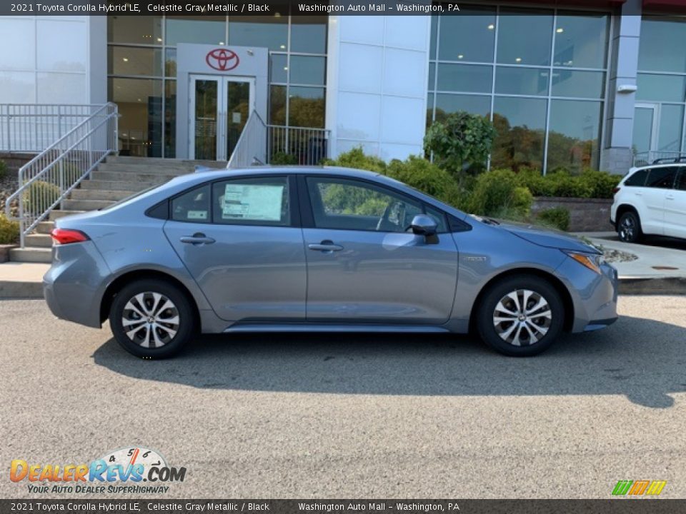 2021 Toyota Corolla Hybrid LE Celestite Gray Metallic / Black Photo #25