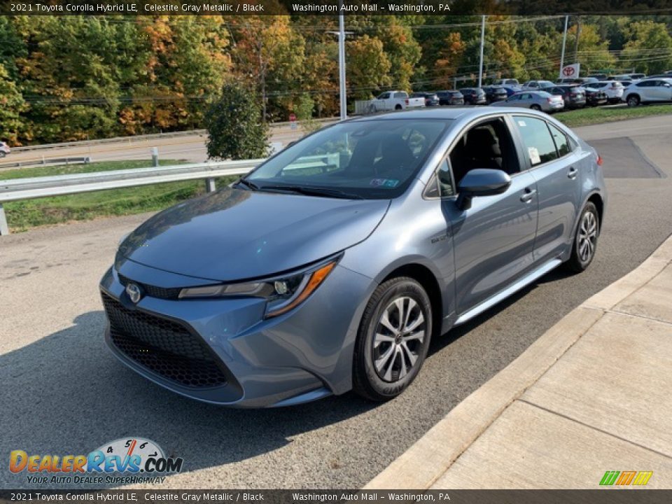 2021 Toyota Corolla Hybrid LE Celestite Gray Metallic / Black Photo #27