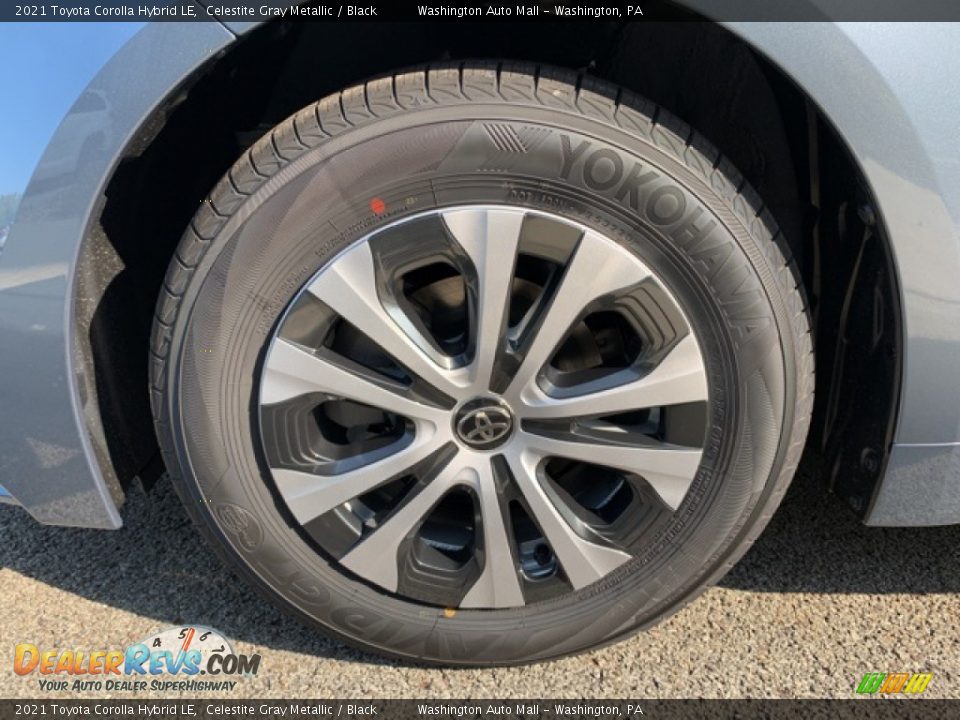 2021 Toyota Corolla Hybrid LE Celestite Gray Metallic / Black Photo #28