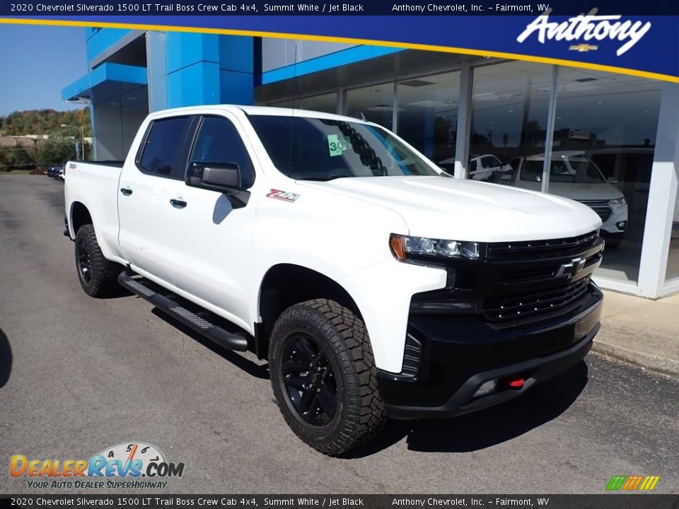 2020 Chevrolet Silverado 1500 LT Trail Boss Crew Cab 4x4 Summit White / Jet Black Photo #1