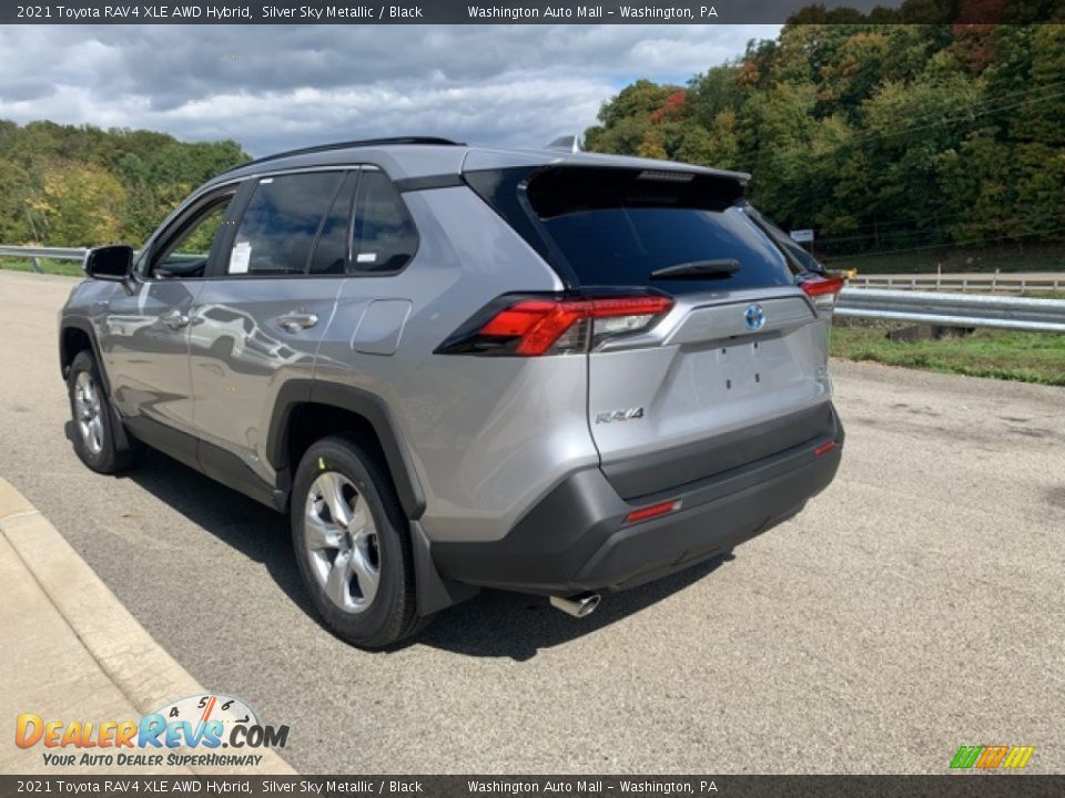 2021 Toyota RAV4 XLE AWD Hybrid Silver Sky Metallic / Black Photo #2