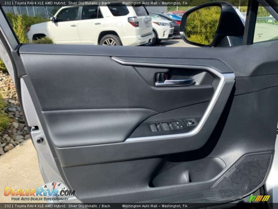 2021 Toyota RAV4 XLE AWD Hybrid Silver Sky Metallic / Black Photo #3