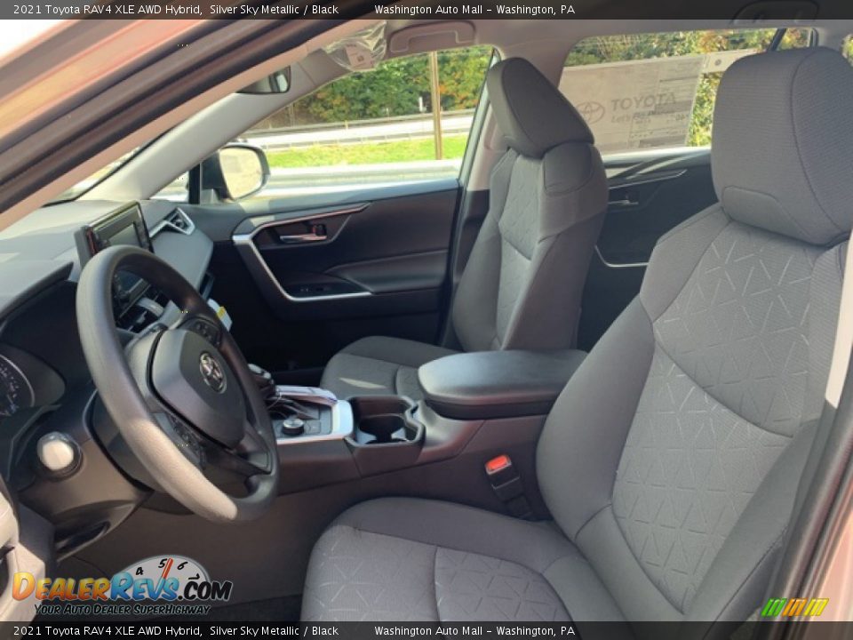 2021 Toyota RAV4 XLE AWD Hybrid Silver Sky Metallic / Black Photo #5