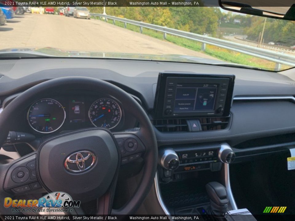 2021 Toyota RAV4 XLE AWD Hybrid Silver Sky Metallic / Black Photo #6