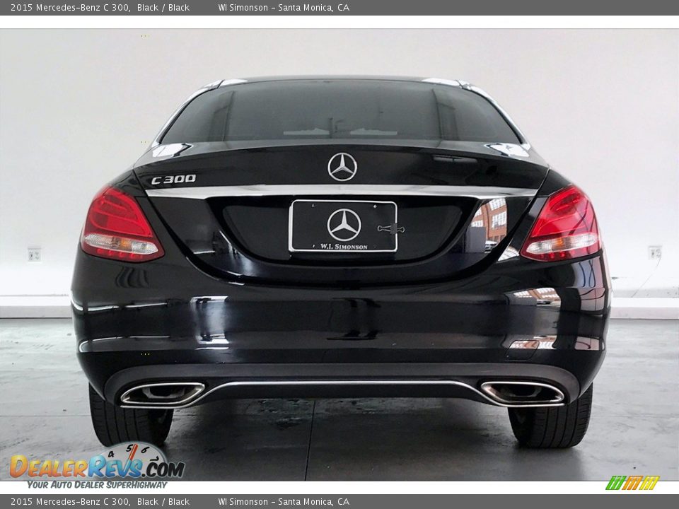 2015 Mercedes-Benz C 300 Black / Black Photo #3