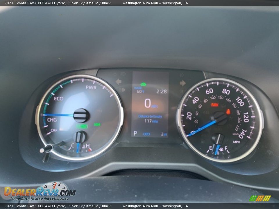 2021 Toyota RAV4 XLE AWD Hybrid Silver Sky Metallic / Black Photo #9