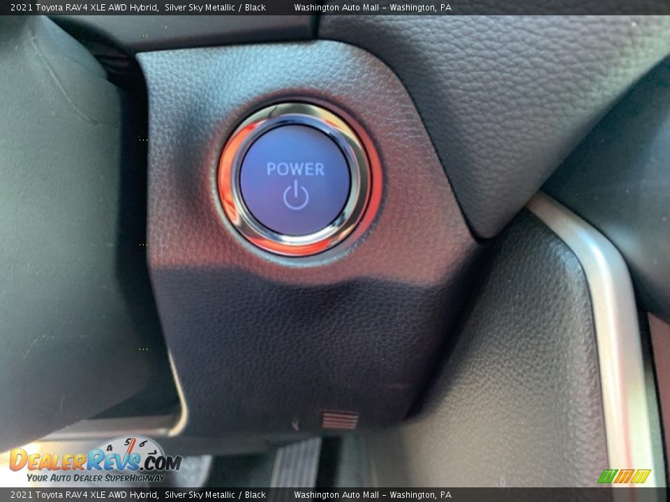 2021 Toyota RAV4 XLE AWD Hybrid Silver Sky Metallic / Black Photo #12
