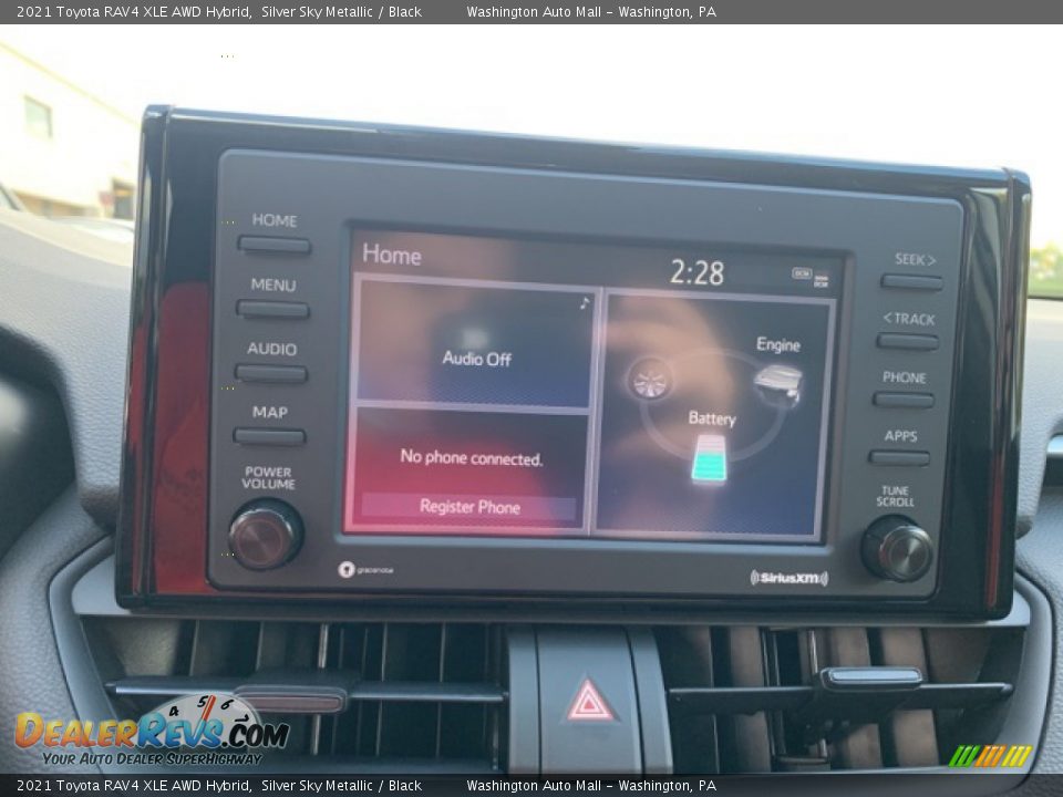 2021 Toyota RAV4 XLE AWD Hybrid Silver Sky Metallic / Black Photo #13