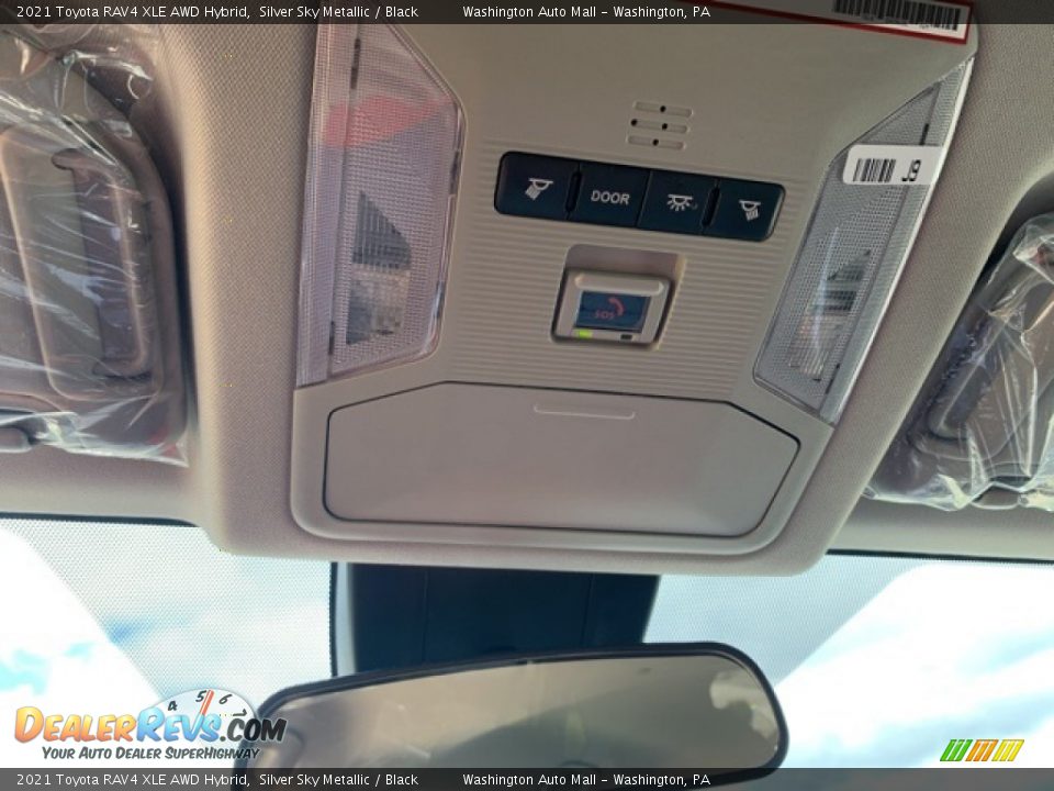 2021 Toyota RAV4 XLE AWD Hybrid Silver Sky Metallic / Black Photo #17