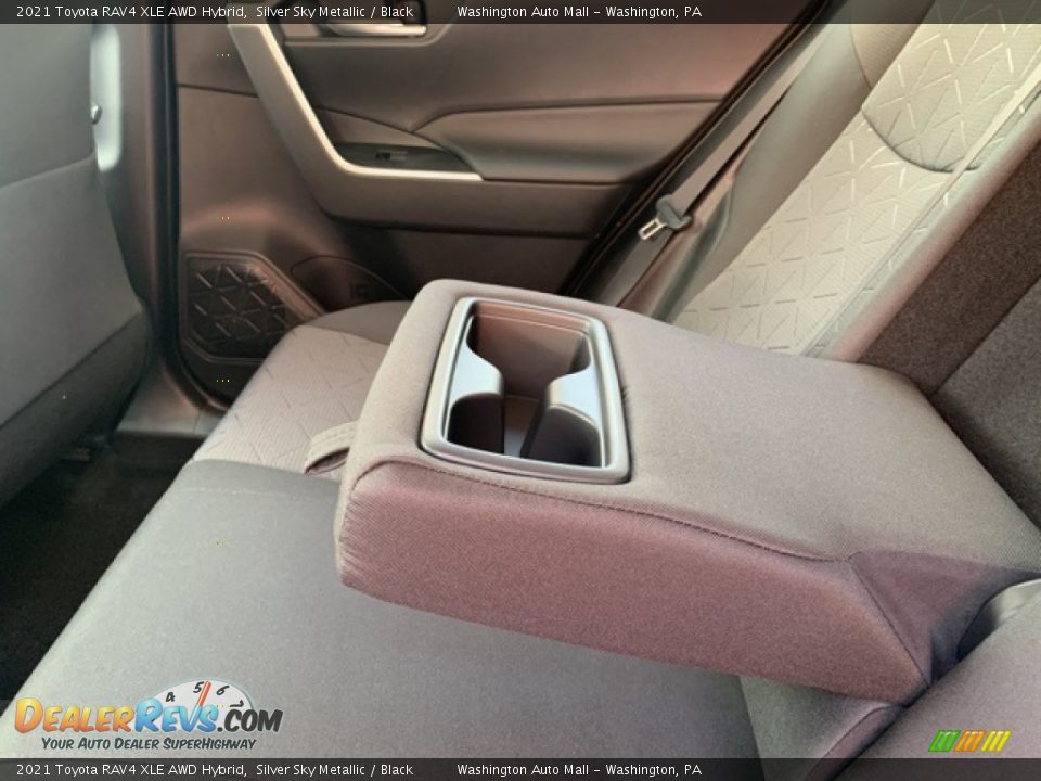 2021 Toyota RAV4 XLE AWD Hybrid Silver Sky Metallic / Black Photo #21