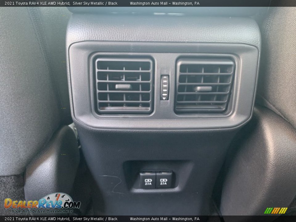 2021 Toyota RAV4 XLE AWD Hybrid Silver Sky Metallic / Black Photo #22