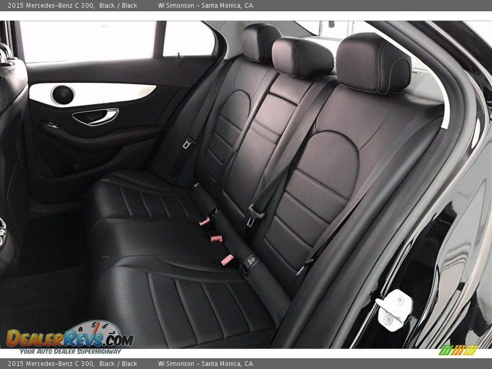 Rear Seat of 2015 Mercedes-Benz C 300 Photo #15