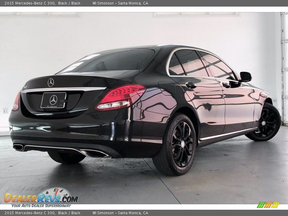 2015 Mercedes-Benz C 300 Black / Black Photo #16