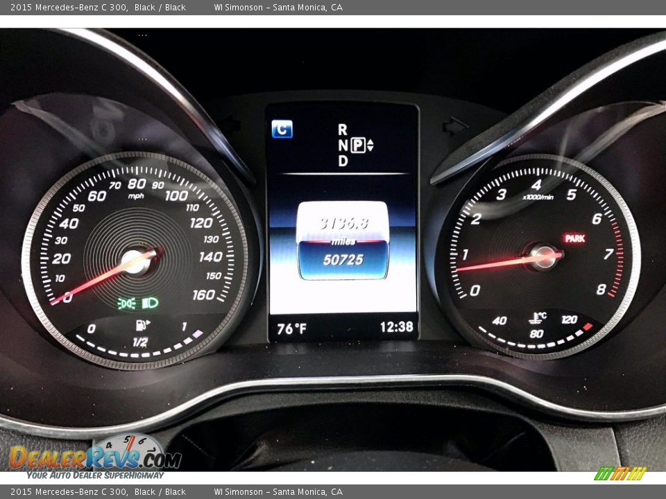 2015 Mercedes-Benz C 300 Gauges Photo #20