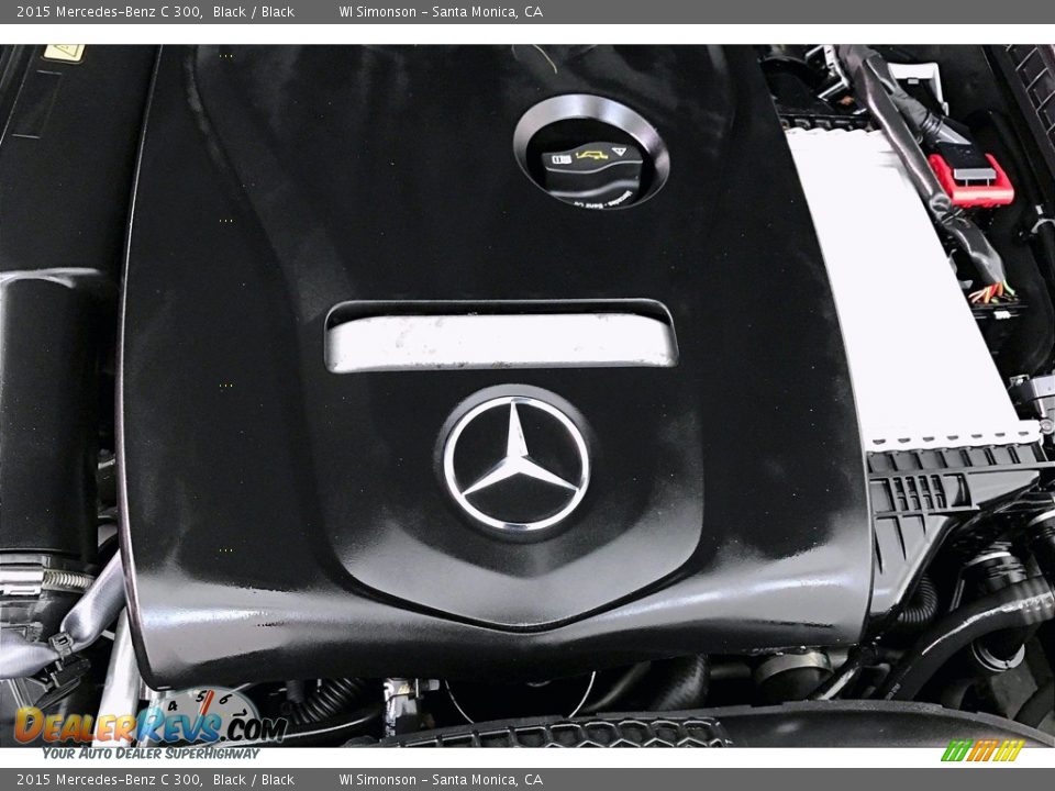 2015 Mercedes-Benz C 300 Black / Black Photo #30