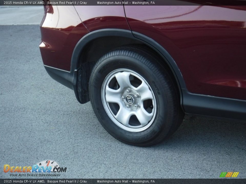 2015 Honda CR-V LX AWD Basque Red Pearl II / Gray Photo #3
