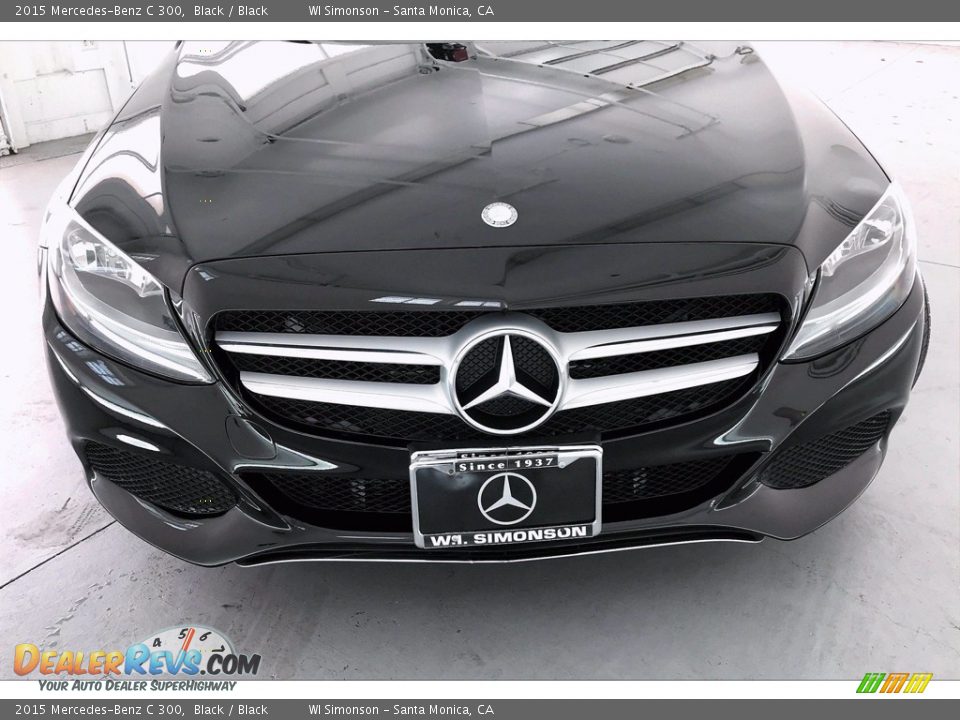 2015 Mercedes-Benz C 300 Black / Black Photo #32