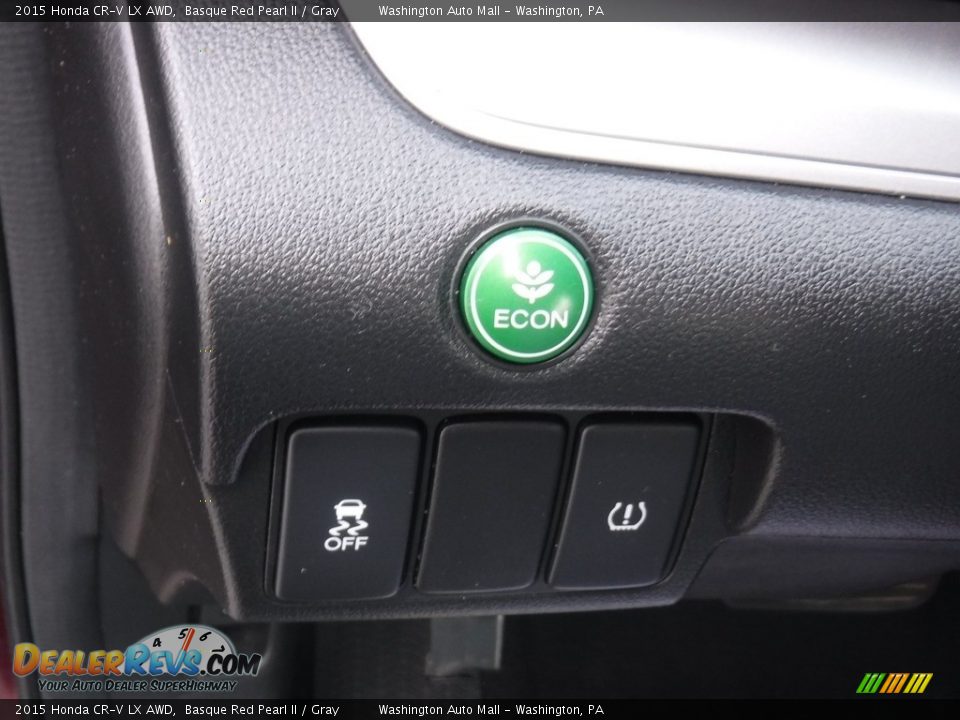 2015 Honda CR-V LX AWD Basque Red Pearl II / Gray Photo #13