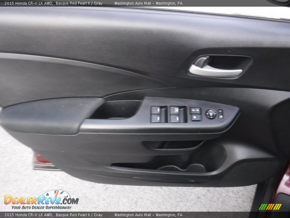 2015 Honda CR-V LX AWD Basque Red Pearl II / Gray Photo #14