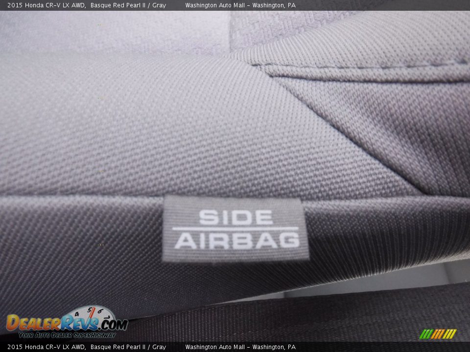 2015 Honda CR-V LX AWD Basque Red Pearl II / Gray Photo #16