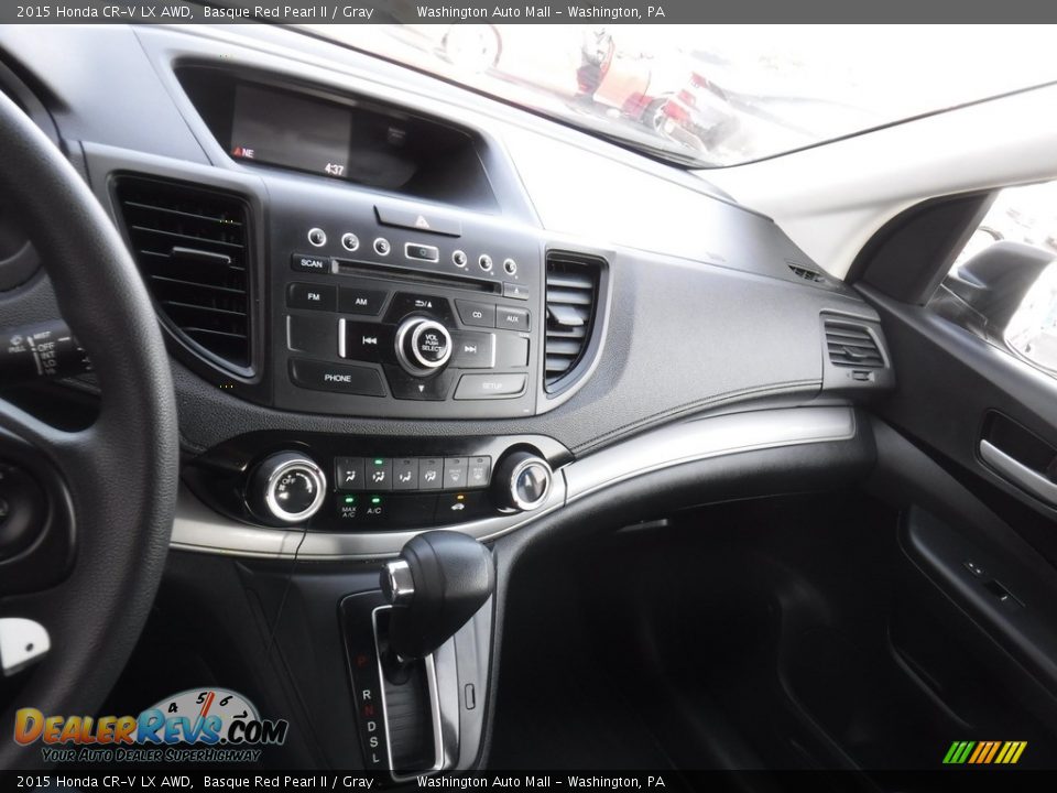 2015 Honda CR-V LX AWD Basque Red Pearl II / Gray Photo #17