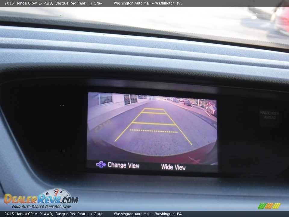 2015 Honda CR-V LX AWD Basque Red Pearl II / Gray Photo #18