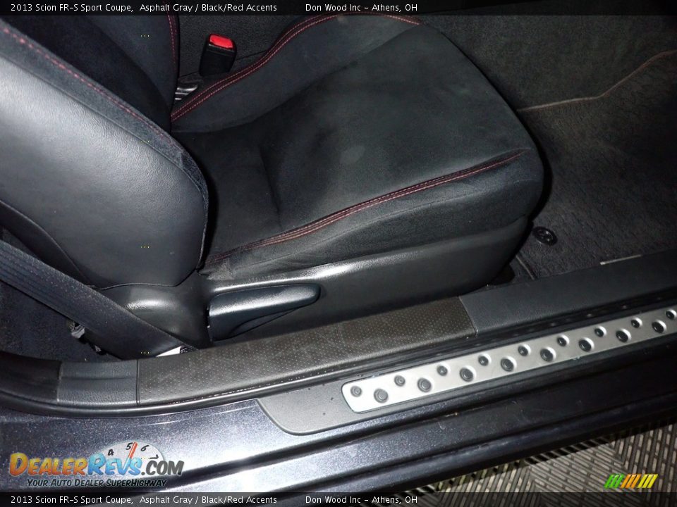 2013 Scion FR-S Sport Coupe Asphalt Gray / Black/Red Accents Photo #21