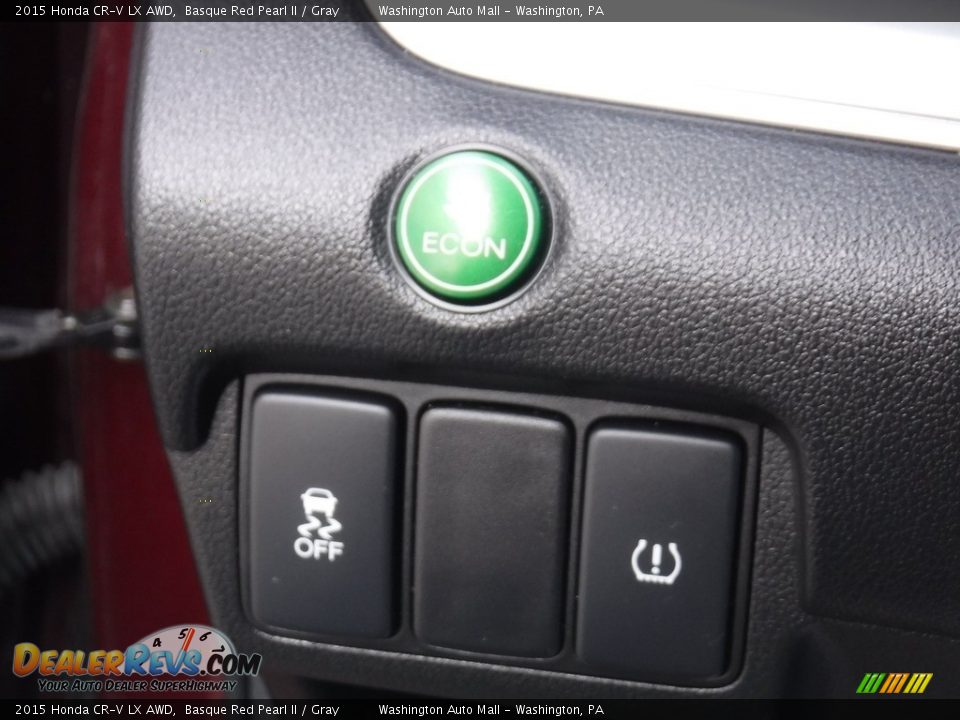 2015 Honda CR-V LX AWD Basque Red Pearl II / Gray Photo #19