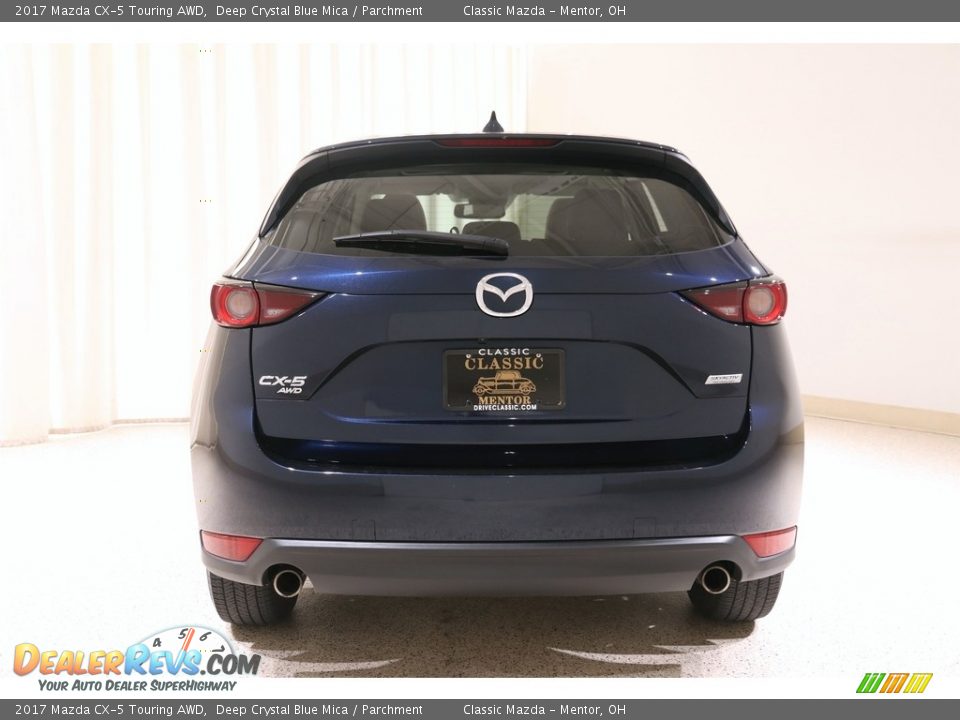 2017 Mazda CX-5 Touring AWD Deep Crystal Blue Mica / Parchment Photo #18