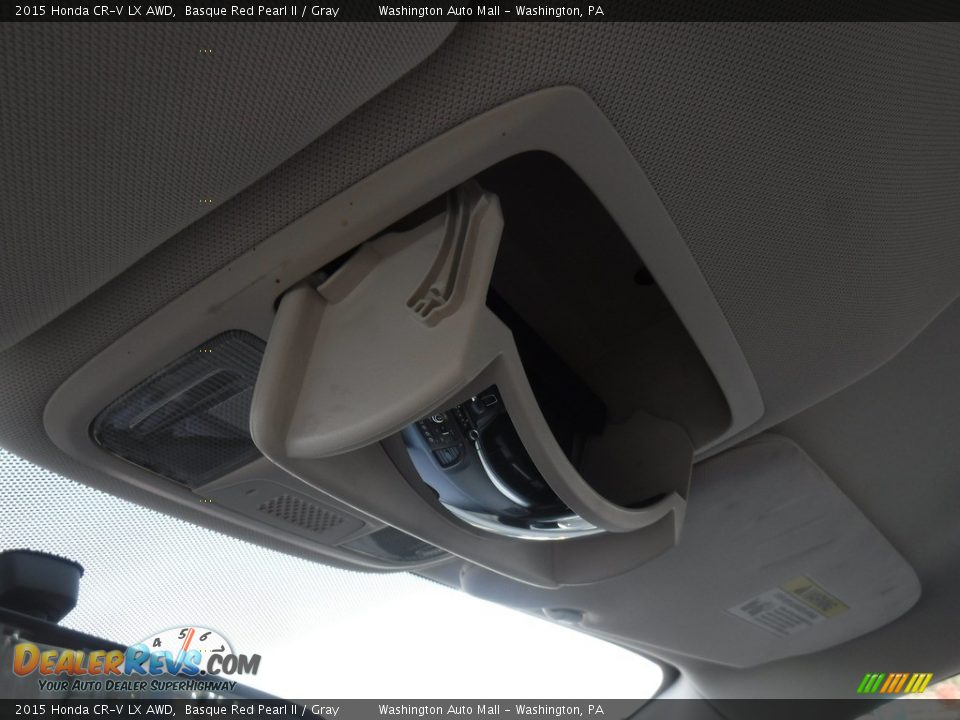 2015 Honda CR-V LX AWD Basque Red Pearl II / Gray Photo #22