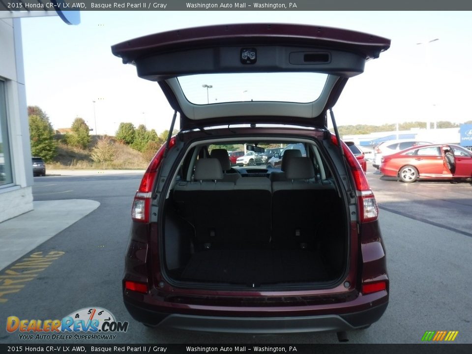 2015 Honda CR-V LX AWD Basque Red Pearl II / Gray Photo #24