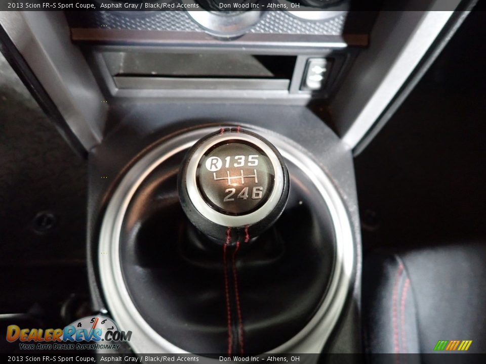 2013 Scion FR-S Sport Coupe Asphalt Gray / Black/Red Accents Photo #27