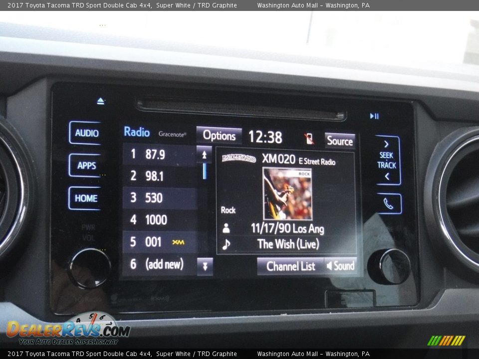 2017 Toyota Tacoma TRD Sport Double Cab 4x4 Super White / TRD Graphite Photo #5