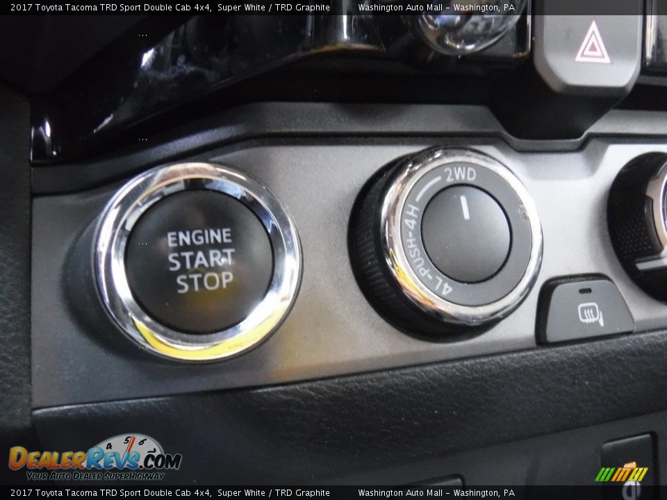 2017 Toyota Tacoma TRD Sport Double Cab 4x4 Super White / TRD Graphite Photo #6