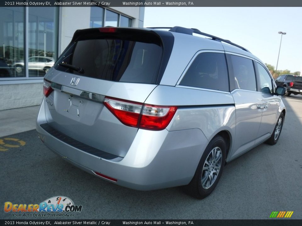 2013 Honda Odyssey EX Alabaster Silver Metallic / Gray Photo #10