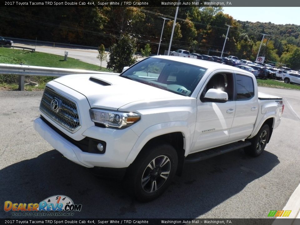 2017 Toyota Tacoma TRD Sport Double Cab 4x4 Super White / TRD Graphite Photo #12