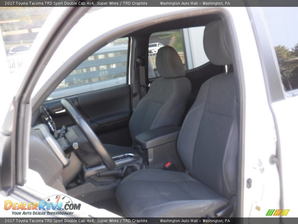 2017 Toyota Tacoma TRD Sport Double Cab 4x4 Super White / TRD Graphite Photo #23