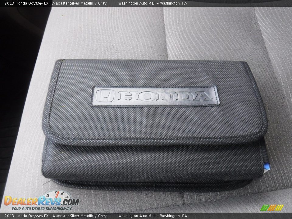 2013 Honda Odyssey EX Alabaster Silver Metallic / Gray Photo #28