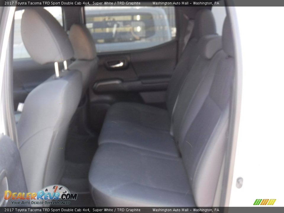 2017 Toyota Tacoma TRD Sport Double Cab 4x4 Super White / TRD Graphite Photo #27