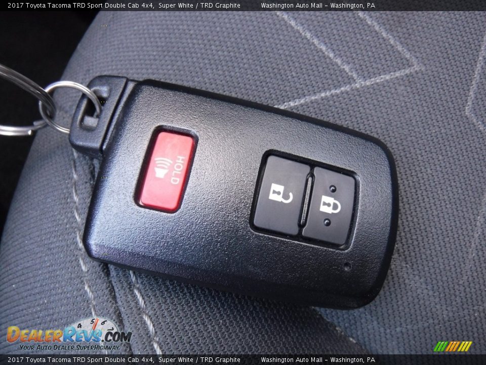 2017 Toyota Tacoma TRD Sport Double Cab 4x4 Super White / TRD Graphite Photo #28