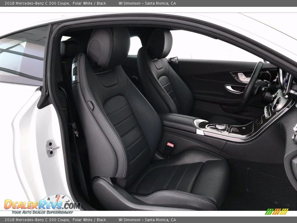 2018 Mercedes-Benz C 300 Coupe Polar White / Black Photo #6