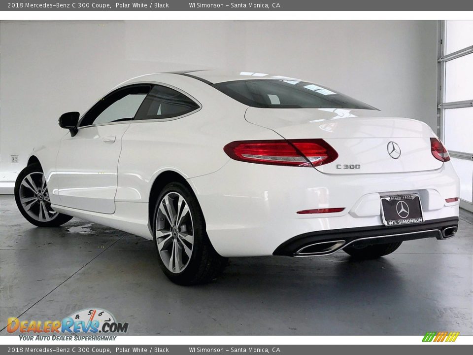 2018 Mercedes-Benz C 300 Coupe Polar White / Black Photo #10