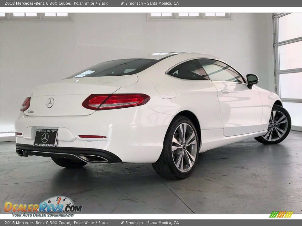 2018 Mercedes-Benz C 300 Coupe Polar White / Black Photo #16