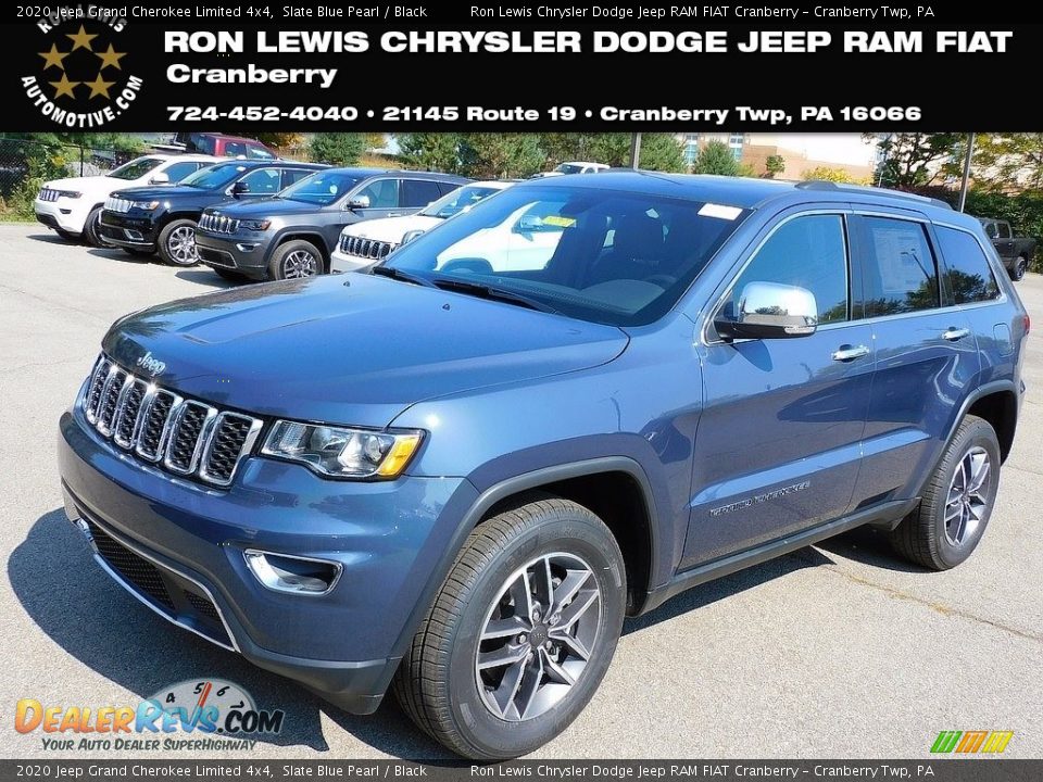 2020 Jeep Grand Cherokee Limited 4x4 Slate Blue Pearl / Black Photo #1