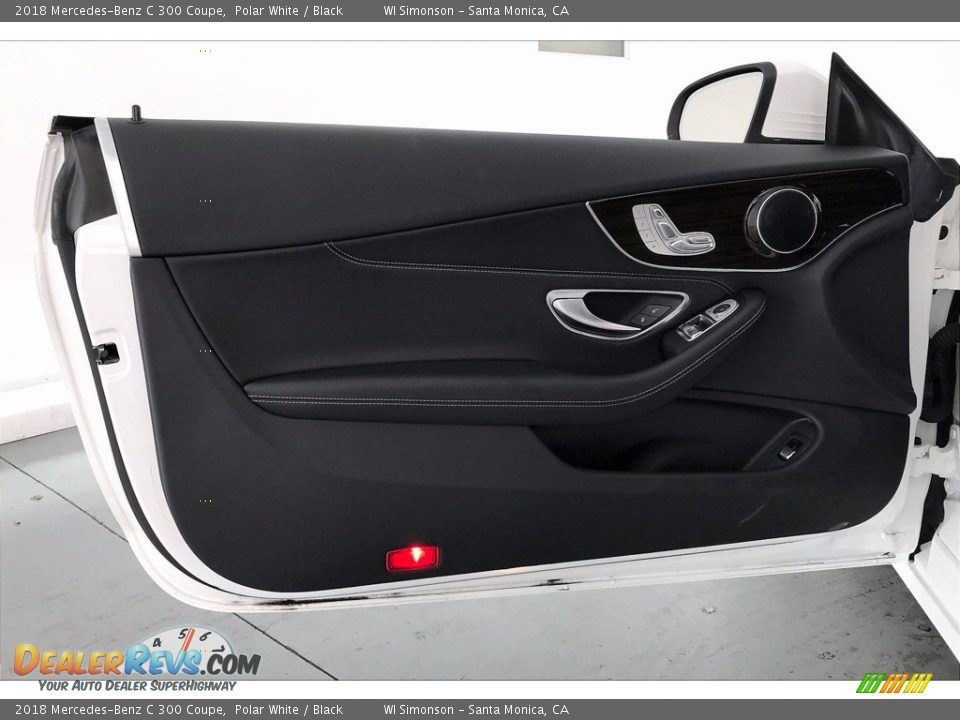 2018 Mercedes-Benz C 300 Coupe Polar White / Black Photo #25