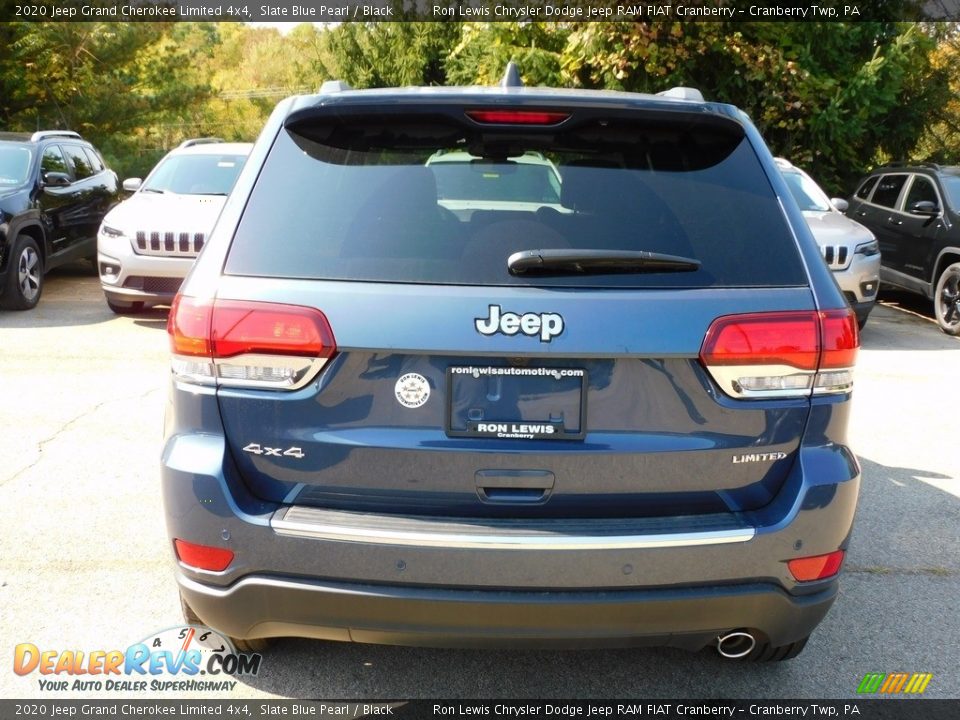 2020 Jeep Grand Cherokee Limited 4x4 Slate Blue Pearl / Black Photo #6