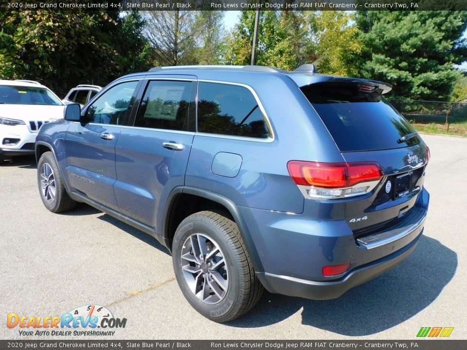 2020 Jeep Grand Cherokee Limited 4x4 Slate Blue Pearl / Black Photo #8